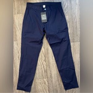 Fabletics' High Side Chino Slim Fit 30-32 Dark Navy Blue Pants - Dress Pants